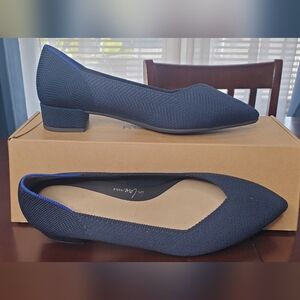 ROTHY'S THE HIGH POINT NAVY HERRINGBONE